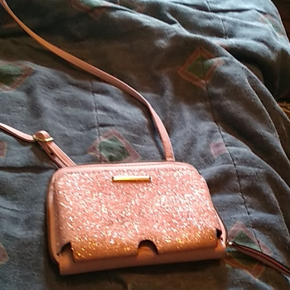 Glitter crossbody purse